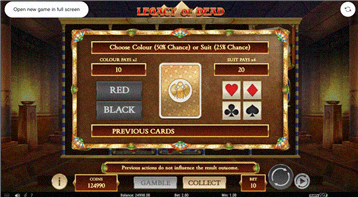 Gamble Funktion Legacy of Dead